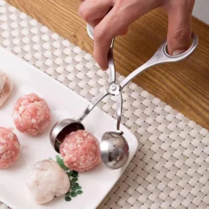 Stainless steel meatball holder, meatball maker, home kitchen tool, meatball squeezer, dumpling mold